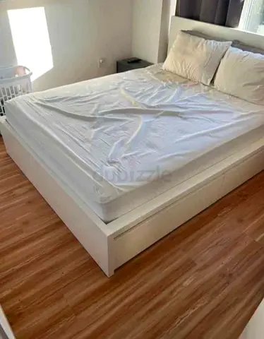 Ikea Queen Size Bed with Mattress Available in Perfect Condition