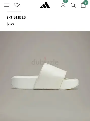 Y-3 Slides Triple White