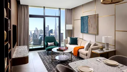 Burj Khalifa View| 2 BR Furnished | 5 Star Quality