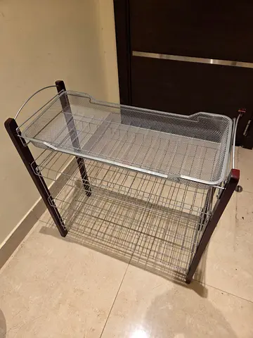 Four layer shoe rack