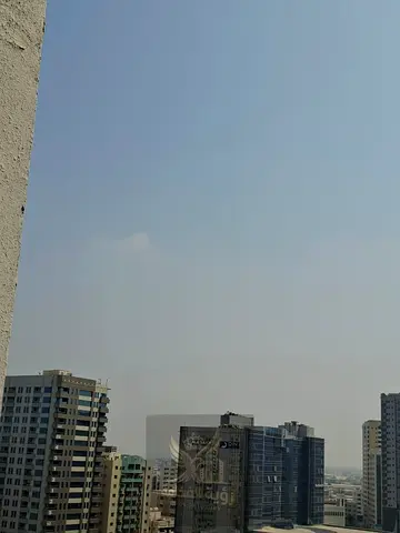 For Rent in Al Majaz 1, Sharjah. A well-maintained second-occupancy apartment featuring two bedrooms, a hall, one master bedroom, 3 bathrooms, a balco