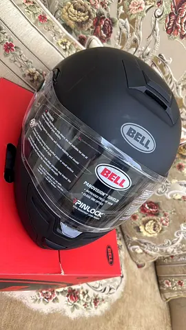 Bell Modular Helmet (Matte Black) – Built-in Sun Visor – SIZE M