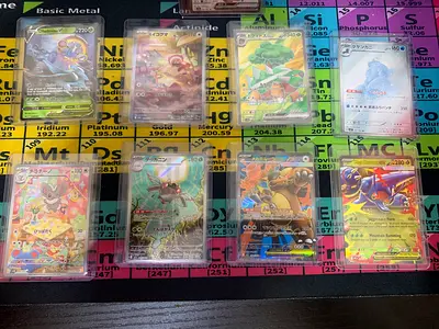 Negotiable Collection of 9 Holographic Pokémon EX/GX Cards — Mixed Rare Set