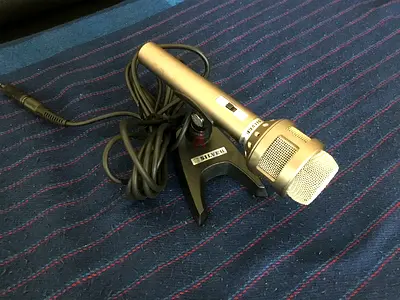 Vintage SILVER SM70 Uni-Directional Stereo Microphone