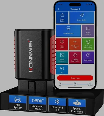 KONNWEI KDIAG OBD2 Full System Bluetooth Scanner - Professional Car Diagnostic To