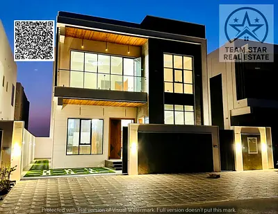 Spacious 7-Bedroom Villa in Al Helio 2, Ajman | 3 Floors | Central AC | Rooftop