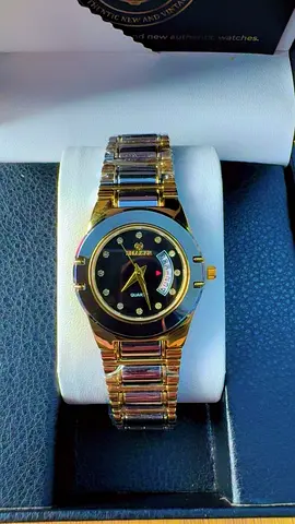 Men's Smaker Gold-tone Stainless Steel Wristwatch -