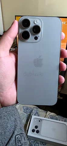 iPhone 15Pro Max - 256GB natural titanium Good Condition with Box