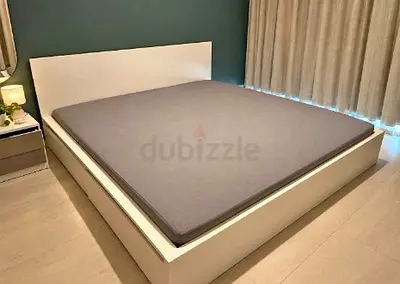Ikea King Size Bed with Mattress Available in Perfect Condition