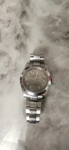 Stainless Steel Men's Wristwatch - Classic Silver Automatic Style best price and very good quality
