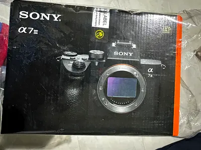 Sony Alpha A7 III (Body Only) - Original Box Included