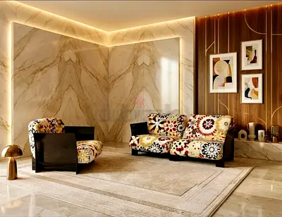 Karttel Modern 3-Seater Sofa and Armchair