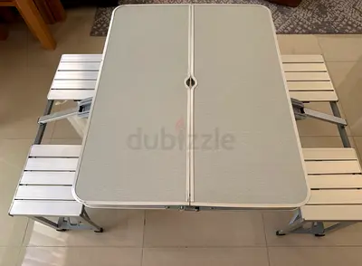 Foldable camping picnic table