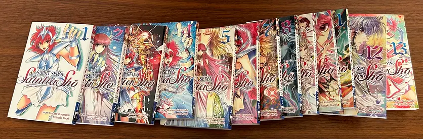 Saint Seya Saintia Sho manga near complete volumes 1-14