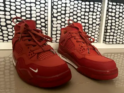Nike Air Jordan 4 RM x Nigel Sylvester "Bike Air" (Firewood Orange / Brick by Brick)