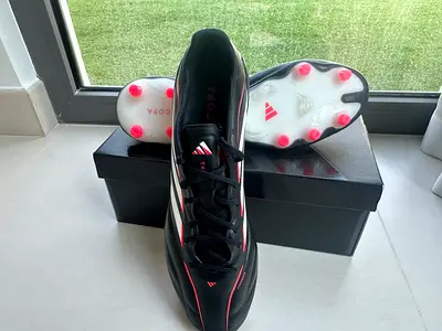 adidas Copa Pure IV Elite FG – Core Black / White / Lucid Red – UK 11 / US 11.5 / EU 46 – Brand New