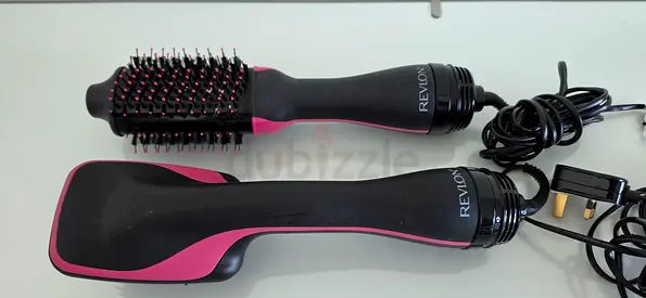 Revlon 2-in-1 Hair Straightener & Hot Air Brush - Used