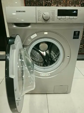 Samsung Front Load Washing Machine - 7kg, Silver, Excellent Working Condition