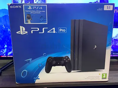 PS4 Pro 1TB with Original Box + 12 Games + Charging Station