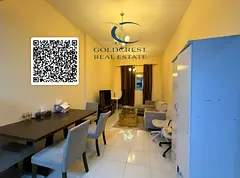 1 BHk with podium Furnished Apartment for Rent in Goldcrest Dreams Tower B, Ajman