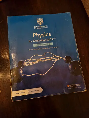 Cambridge IGCSE Physics and Computer science textbooks