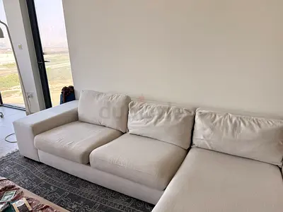 The One L-Shaped Sofa with Chaise - Beige