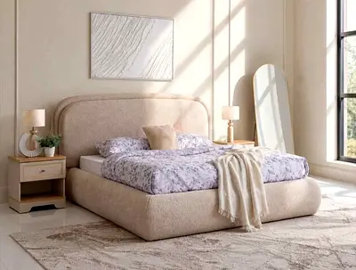Premium Quality Cotton fabric Queen Bed Available