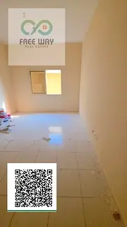 Studio for annual rent – Al Naeemiyah ✨ Studio with good space 🍽️ Open kitchen ❄️ Centr