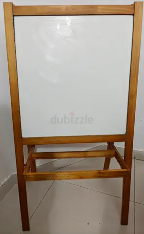 Wooden Whiteboard / Blackboard (Double-sided) Toys R Us - AED 59 only