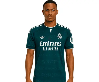 Real Madrid Adidas Men's Football Jersey - Green Master copy