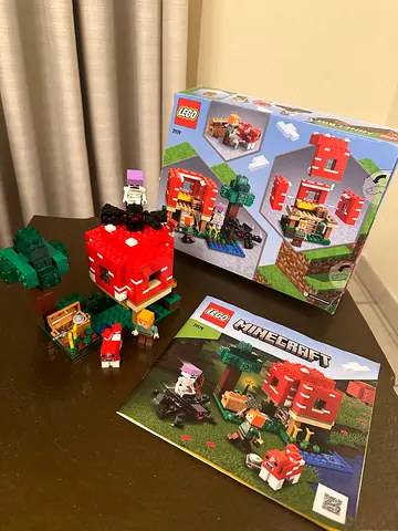 Lego minecraft with box and manual