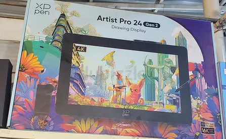 XP-PEN Artist Pro 24 Gen2 4K Ultra HD Drawing Tablet with Screen, Dual 16384 Pen Pressure Stylus, Wi