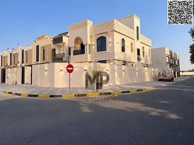 Corner villa in the Al Yasmeen area, Ajman—boasting a prime location and a high level of privacy, t