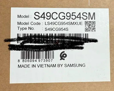Samsung Odyssey OLED 49-inch Curved Monitor - lightly used