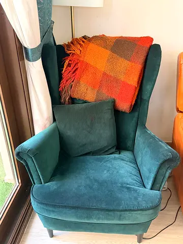 Green arm chair for sale