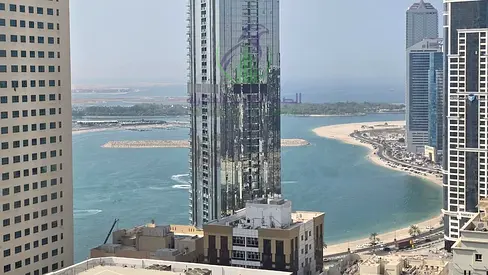 The most beautiful 3-bedroom apartments in Al Mamzar at an attractive price, featuring stunning sea views, spacious layouts, and built-in wardrobes