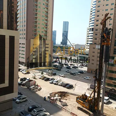 Special Rental Offer in Al Taawun – 1 Bedroom, Balcony with Side View, Built-in Wardrobes & Central AC for AED 32,000/Year!