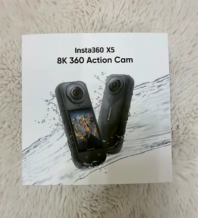 Insta360 X5 8K 360 Action Camera - Brand Boxed ( 1,600 slightly negotiable)