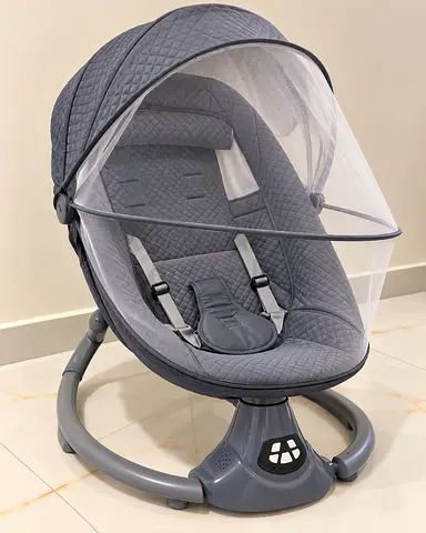 4moms mamaRoo-style Baby Rocker / Infant Seat - Grey, Good Condition