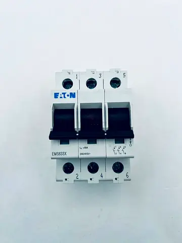 Eaton MEM Isolator 63A TP Switch Disconnector (EMS633X) – 3-Pole 240/415V DIN Rail Main Switch