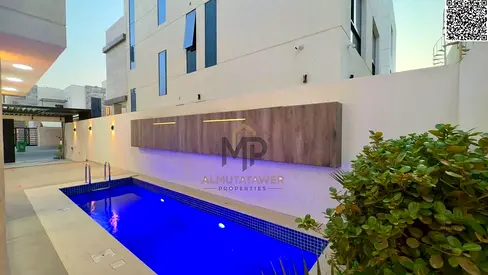 A luxurious 3-story villa for sale in one of the best areas of Ajman. The price includes registration and ownership transfer fees. The villa features