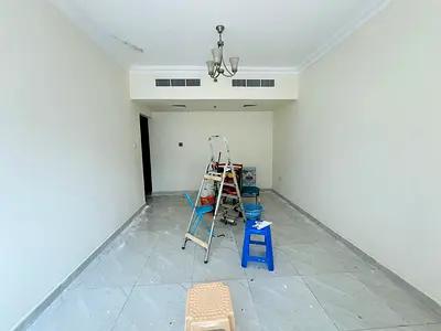 2BR apartment in Al Majaz 2 near Dubai exit, master bedroom, 2 bathrooms, spacious layout, open view and free parking. AED 47K yearly.