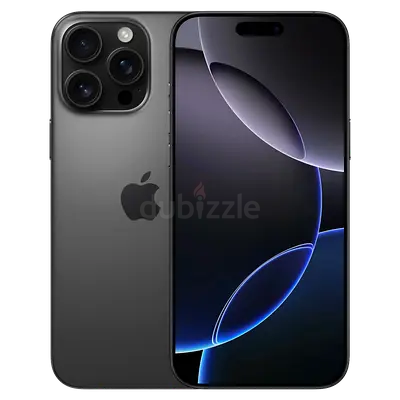 iPhone 16 Pro Max 256GB – Black Titanium – Dual Physical SIM