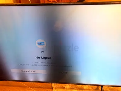 50-inch Samsung LED TV Good Condition, but the left side of the tv is a little dark because of sun
