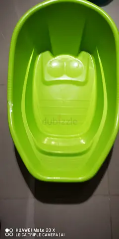 Lightweight Green Baby Bath Tub - Good Condition