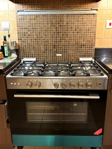 5 burner Gas Stove with over