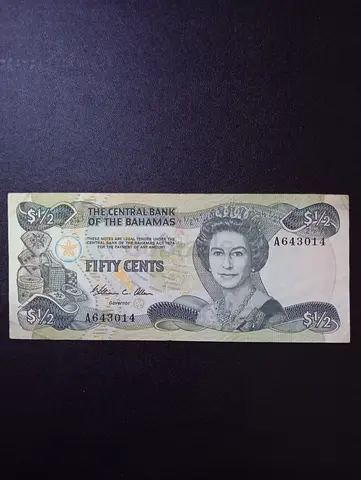 Fifty Cents / Half Dollar - Central Bank of The Bahamas
