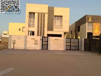 فيلا للإيجار في الحليو، عجمان | 5 غرف ومجلس وصالة وغرفة خادمة | كهرباء مواطن | 90,000 درهم (4 دفعات)