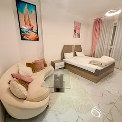 Fully furnished Studio apartment in Ajman | Real photos | Neat & clean furniture | Bills & internet