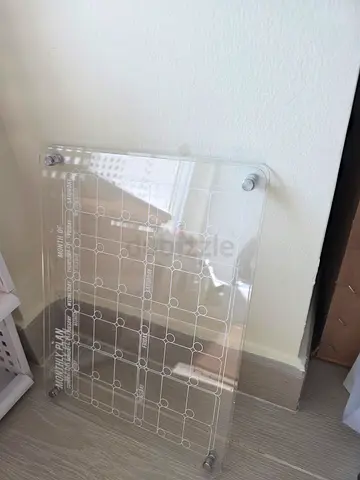 Clear Acrylic Monthly Wall Planner - Reusable Calendar Board